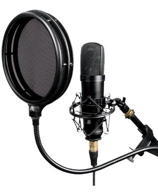 Microphone Wind Breakers Pop Filters: Pop filters or pop screens are used in controlled studio environments to minimize plosives when