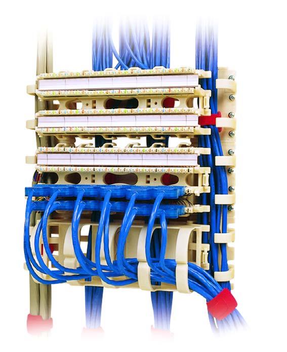 Structured Cabling Solutions TECHNICAL HIGHLIGHTS CXS IC110 HINGED WIRING BLOCK ICC's IC110 hinged wiring block features a unique