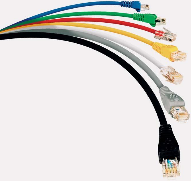 PATCH CORD SOLUTIONS PCS TECHNICAL HIGHLIGHTS FEATURES Use of colored patch cords allows quick identification of application.