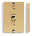 , Shorting Bar xx*= IV, WH Wall Mount Telephones, Single Jack Wall Plates The IC630DB with screw down terminals can be