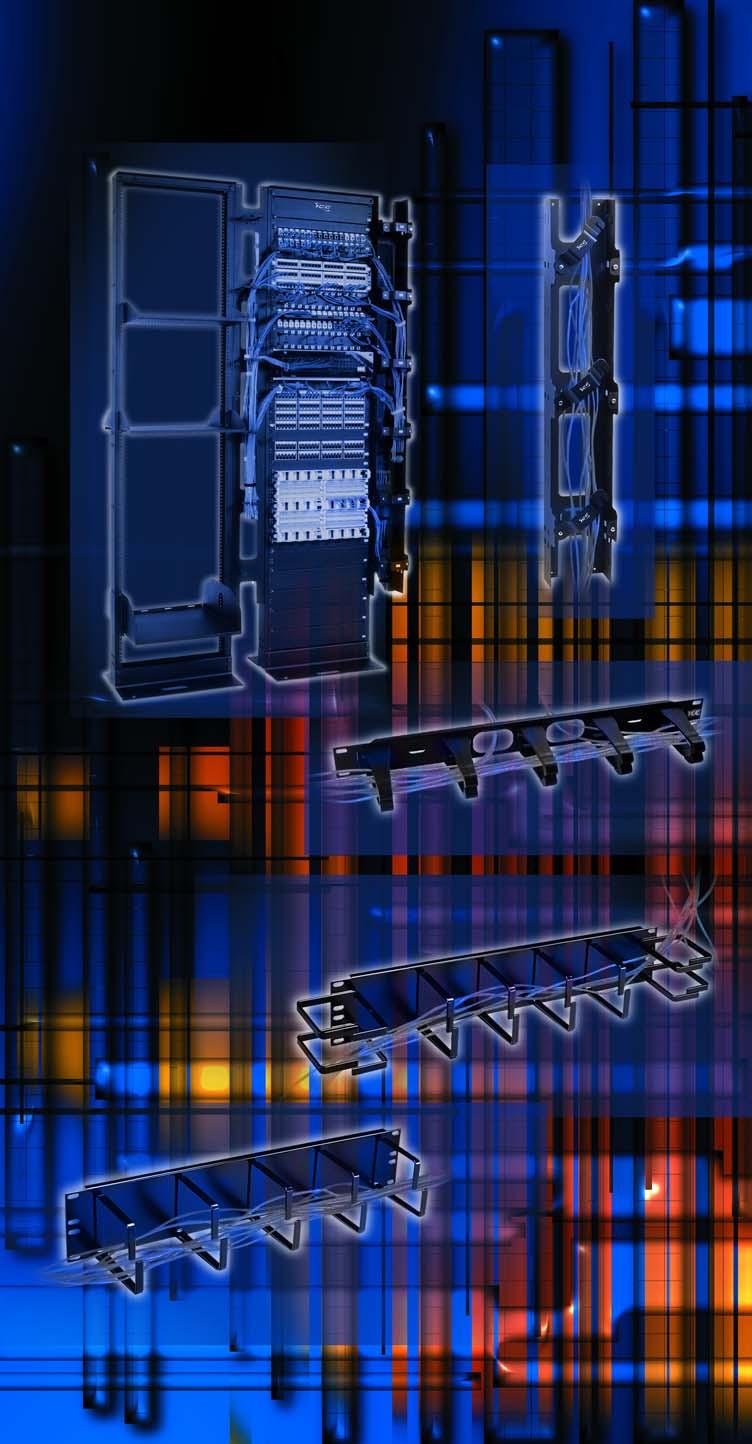 Structured Cabling Solutions CABLE MANAGEMENT SOLUTIONS CMS RACKS Distribution Racks 57,60 Cable Management Racks 58,60 Wall Rack 66 Swing Gate Rack 59,66.