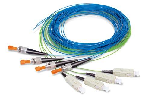 5/125μm, OM3, OM4 Connectivity System Counterpart connectors for Rosenberger patch cords: ST, SC, FC, LC, MU, MTRJ, E2000, DIN, etc.
