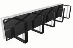 2 Ring Dimensions: 60 x 40 x 13 Colour: RAL 9005 Black or RAL 7035 Grey Material: 2.5 Mild Steel 1U Rack Mounted with brush Panel Width: 19 (483) Panel Height: 1U (44.
