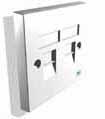 Backboxes can also be supplied to allow for retrofit application where outlets are required to be surface mounted.