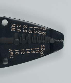 6 mm) HT-S143 HYPERLINE Cable stripper, Ø 0.009 0.031 (0.25 0.