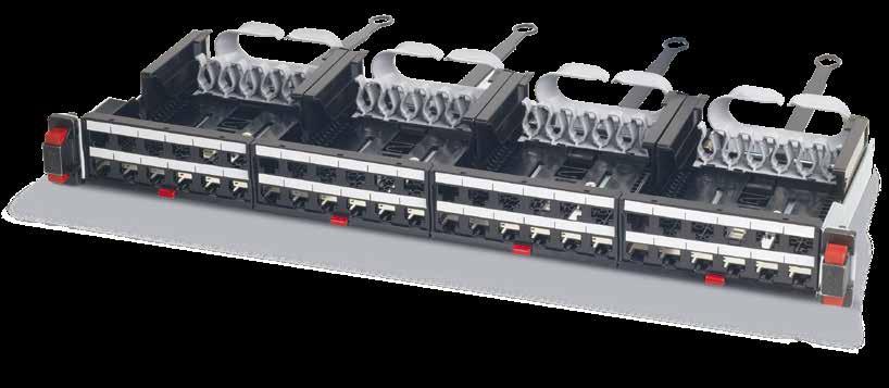 Scalability & Maintenance Patch Panels The new patch panels have been designed and