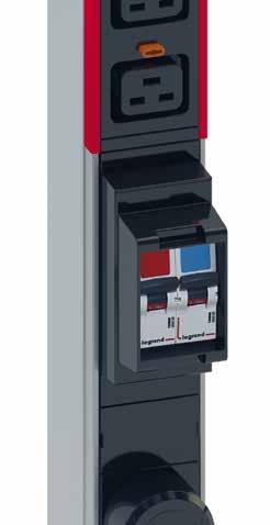 VERTICAL INSTALLATION 2 MCB HOLDER 3 IDENTIFICATION 4 AMMETER ENHANCED PROTECTION Circuits protected by MCB.