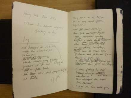 Sir Andrew Motion (born 1952): third tranche of the archive of Andrew Motion, comprising poetry notebooks, typescripts, working papers and business correspondence; 2010-2015.