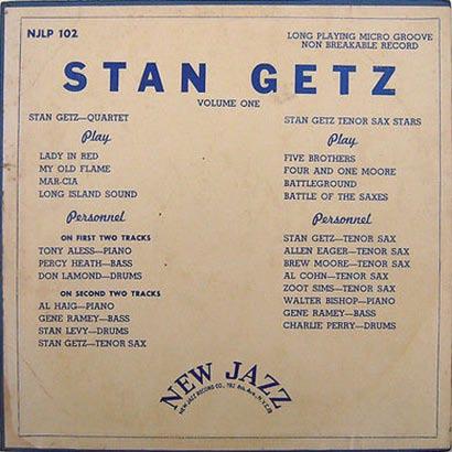 Original Back Cover: solid blue Released early 1950.