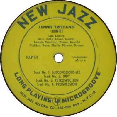 Quartet  Label 50 with NJLP cover and label; brown bc.