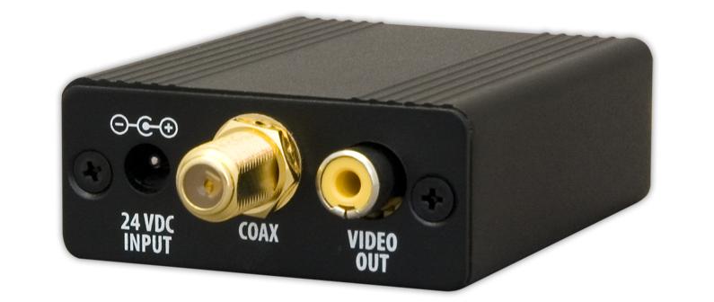 7 inch diameter holes and is viewed with a security monit television. To view the camera on a single standard television, use the TV s composite RCA Video Input jack. Product Includes: 1.