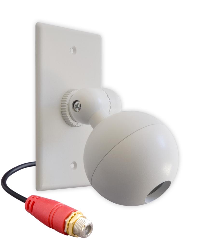 NM-POCBALL B/W Col Day/Night Col Power over Coax Indo Ball This general purpose surveillance camera utilizes a built-on NetMedia Power over Coax (PoC) Video Encoder and external PoC Video Decoder to