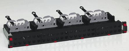 Nos. Cat. 6A patch panels equipped with 24 RJ 45 connectors Conform to ISO/IEC 11801 edition 3.