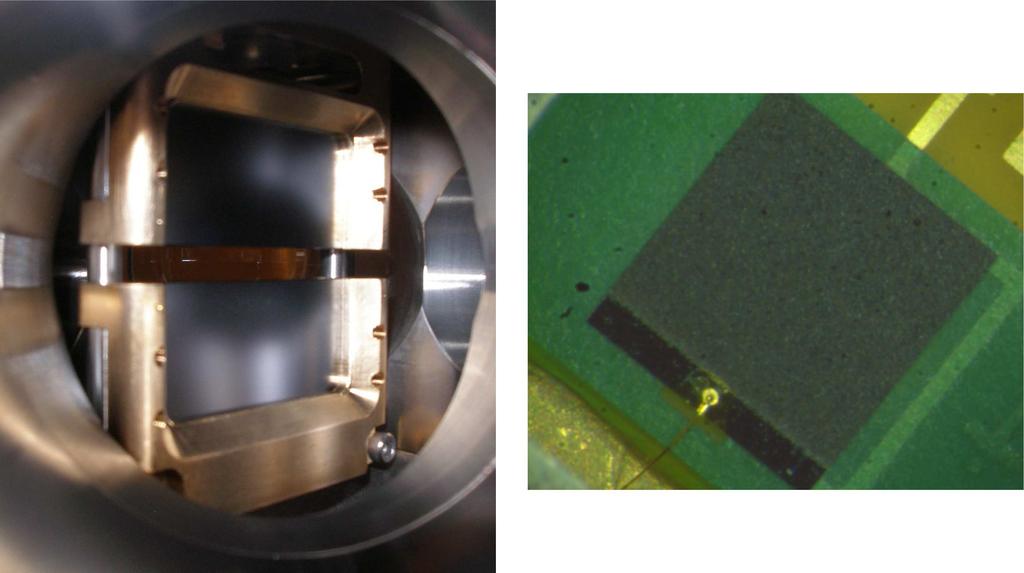 Coherent diffraction radiation from slitted metallic screens.