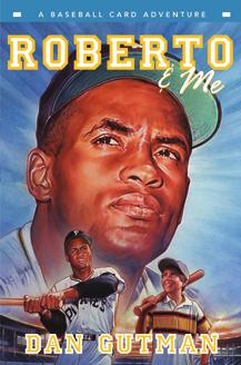 2010, published by HarperCollins jacket art 2008 by John Blackford, In Roberto & Me, a boy travels into the past to meet baseball great and humanitarian Roberto Clemente.