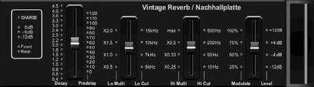 Use the Hall Reverb to give your mix a lush, three-dimensional quality that will make your performance sound larger than life.