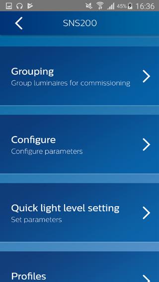 Add to group Add a luminaire 1. Open Add to Group sub-menu under Grouping menu 2.