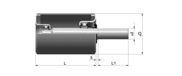 48 T-108xL/6206 T-133xL/6308 training roller 108 mm, 133 mm Dimensions (mm) D mm Bearings Weight (kg) Belt width (mm) L L1 d 108 160 80 28,5 6206/6204 3,9 800 1400 108 200 80 28,5 6206/6204