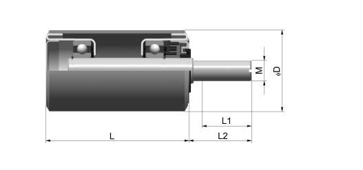 T-063xL-M-6204, T-076xL-M-6204 training roller 63, 76, 89, 108 mm T-089xL-M-6204, T-108xL-M-6204 49 Dimensions (mm) D mm Bearings Weight (kg) Belt width (mm) L L1 L2 d M 63 100 45 47 20 16 6204/6204