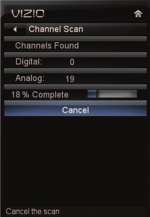 To change the input source from the Settings menu: 1. Press the MENU button on the remote. The on-screen menu is 2. Use the Arrow buttons on the remote to highlight the Settings icon and press OK.