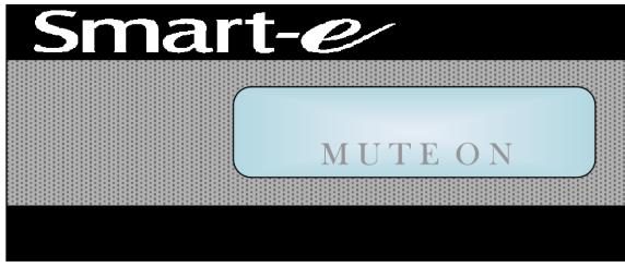 To mute the audio output simply press the MUTE button located