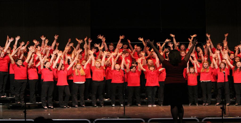 What is Los Cerritos Choir? Choir is a class where students learn to sing together.