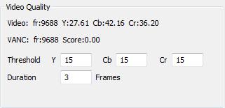NOTE: if the video alignment is not correct, then the audio alignment may fail. This is the calculated video offset in frames after the alignment has completed.