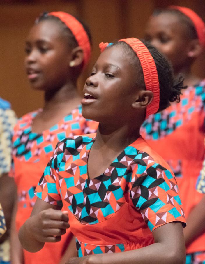 Singing Children of Africa Concert International Artists The links between Millfield Prep and Senior Schools mean that our pupils can benefit from free tickets to attend concerts in the Millfield