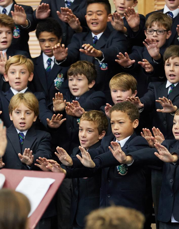 Recent collaborations have included a workshop with the Singing Children of Africa choir at the Senior School.