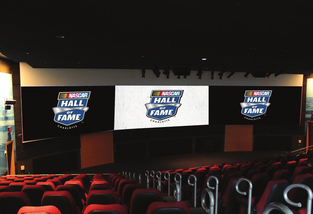 The curved screens bring large logos, graphics, PowerPoints and videos to life, adding an incredible sensory experience to any event.