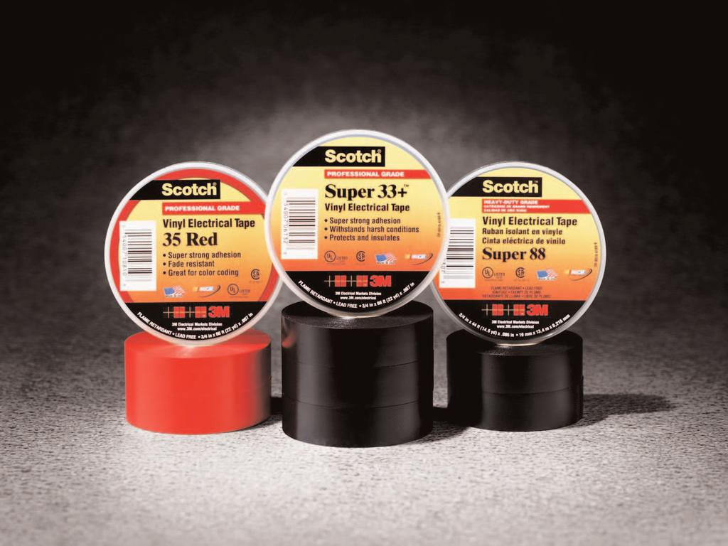 3M Electrical Tape, Mastics & Special Use Tapes Plastic vinyl emerged on the mass market in the early 1940s.