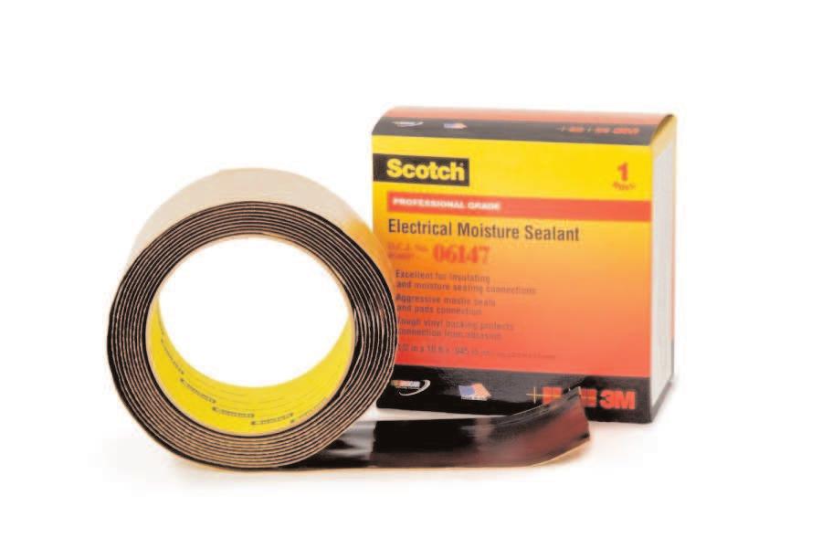 These tape rolls and pre-cut pads are designed to insulate, moisture-seal and pad connections up to 600 volts, and have excellent resistance to abrasion, moisture, alkalies, acid, copper corrosion