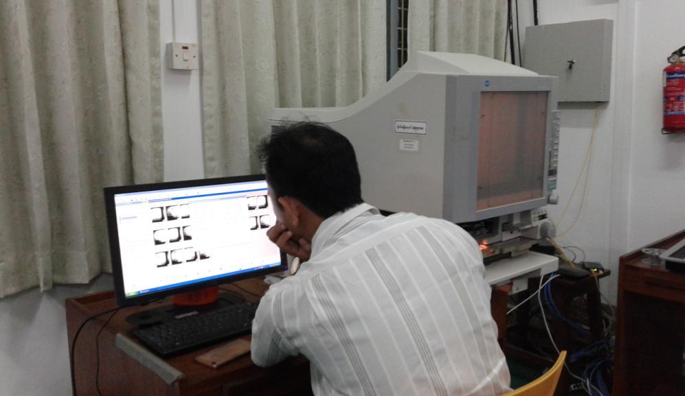 Fig.5 A staff working in information technology section of NAD where the digitization functions have being done National Archives Information System The department has been upgrading National