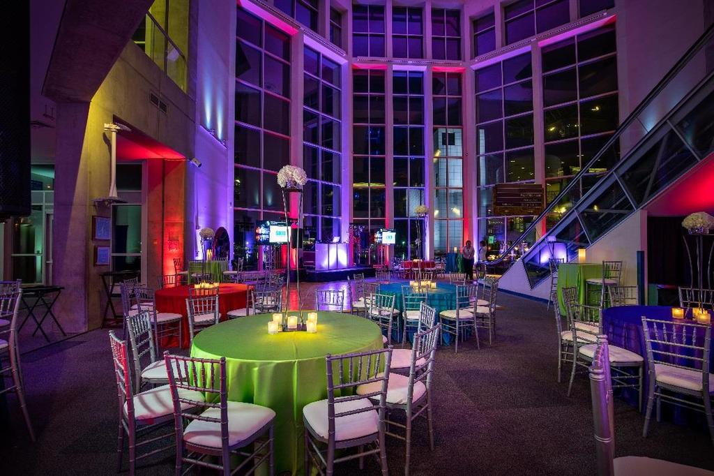 EVENT RENTALS Great Lakes Science Center From a magnificent celebration to an intimate gathering, enjoy the best views of downtown Cleveland and Lake Erie from any of the museum s spacious floors,