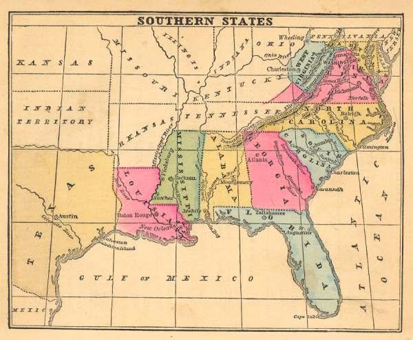 Dixie was defined as the eleven southern states that seceded in late 1860 and early 1861 to form the Confederate States of America.