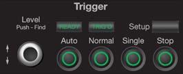 Trigger Controls Acquisition Mode The WaveSurfer Xs A oscilloscope can acquire in either Real Time up to 2.