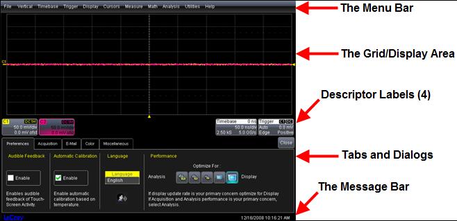 GETTING STARTED MANUAL Intensity/Acquisition Mode The INTENSITY knob adjusts the brightness of your trace.