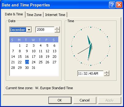 GETTING STARTED MANUAL Setting the Date and Time from the Internet The Simple Network Time Protocol (SNTP) is used.