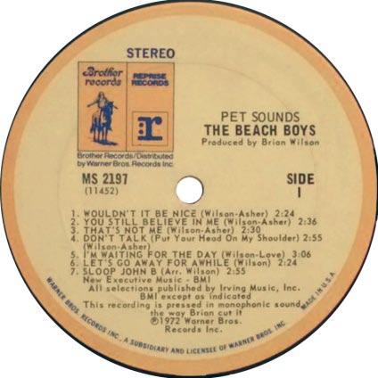 Label 76 2MS-2083 Cream/tan label with Warner