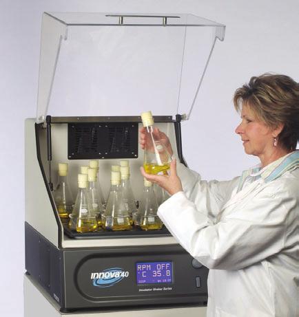 Benchtop Incubator Shakers: Innova 40 & 40R with Precise control, automated operation and hightemperature capability! Innova 40 Series Benchtop Incubator Shakers have it all.