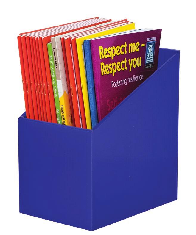 Book Boxes Book Boxes Durable, colorful and robust! These boxes are available in 24 bright colors.