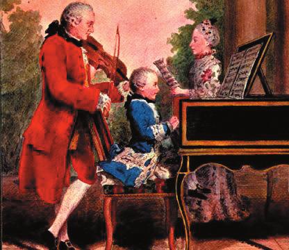 Leopold Mozart and his children L. C.