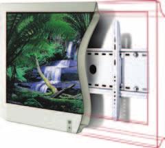 Here s an overview of available mounting solutions: Flat Wall Mounts: Designed to keep the plasma or LCD TV tight against the wall, like a framed picture.