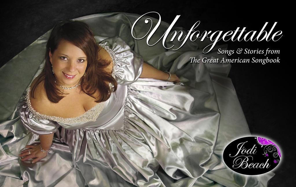 Unforgettable: Songs & Stories from The Great American Songbook Stardust to Moonglow, Gershwin to Nat King Cole, Jodi tours the country enchanting audiences with her velvet voice.