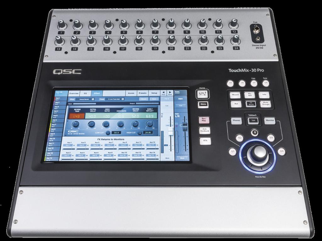 These days, new compact digital mixers coming to market are often designed specifically for broadcast or, as is most often the case, live mixing applications.