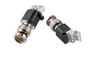 Passive Device BNC Male to RJ45 IDC Clamp Down Pigtail BNC Male to