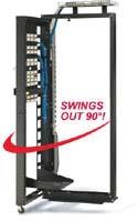 Distribution Racks Racks and Cabinets Free Standing Swing Rack Catalog# DESCRIPTION Height Weight XSW-8419 84 Swing Rack 19 84 179# XSW-0100 Power Strip Mounting Kit (mounting kit only) Pwr.