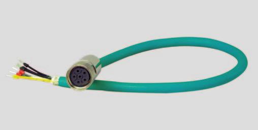 TOPSERV 110/TOPSERV 120 Drag chain cable 0,6/1 kv Servo/feedback cable, highly flexible, screened, EMC*-preferred Spezial-PUR drag chain cable based on DIN VDE 0295, 0250, 0281 flexing 408C to+908c