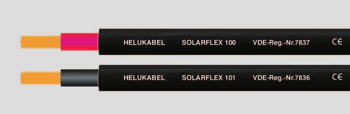 SOLARFLEX 100, 101, 102, 104 double-insulation, 0,6/1 kv, UV-resistant, halogen-free, with VDE Reg.