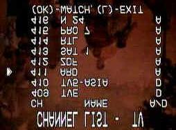 Channel Lists TV/radio Only alphanumeric and decimal entries are accepted at the positions name, video PID (channel identification), audio PID, PCR PID (PCR = channel clock reference) and audio PID